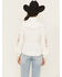 Image #4 - Shyanne Women's Embroidered Long Sleeve Snap Western Shirt, White, hi-res