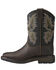 Ariat Boys' Workhog Bruin Western Boots - Square Toe, Brown, hi-res