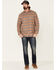 Image #2 - Pendleton Men's Camel Cascade Plaid Long Sleeve Western Shirt, Tan, hi-res