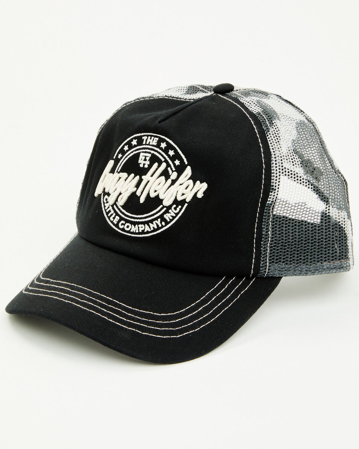 Idyllwind Women's Crazy Heifer Ball Cap, Black/white, hi-res