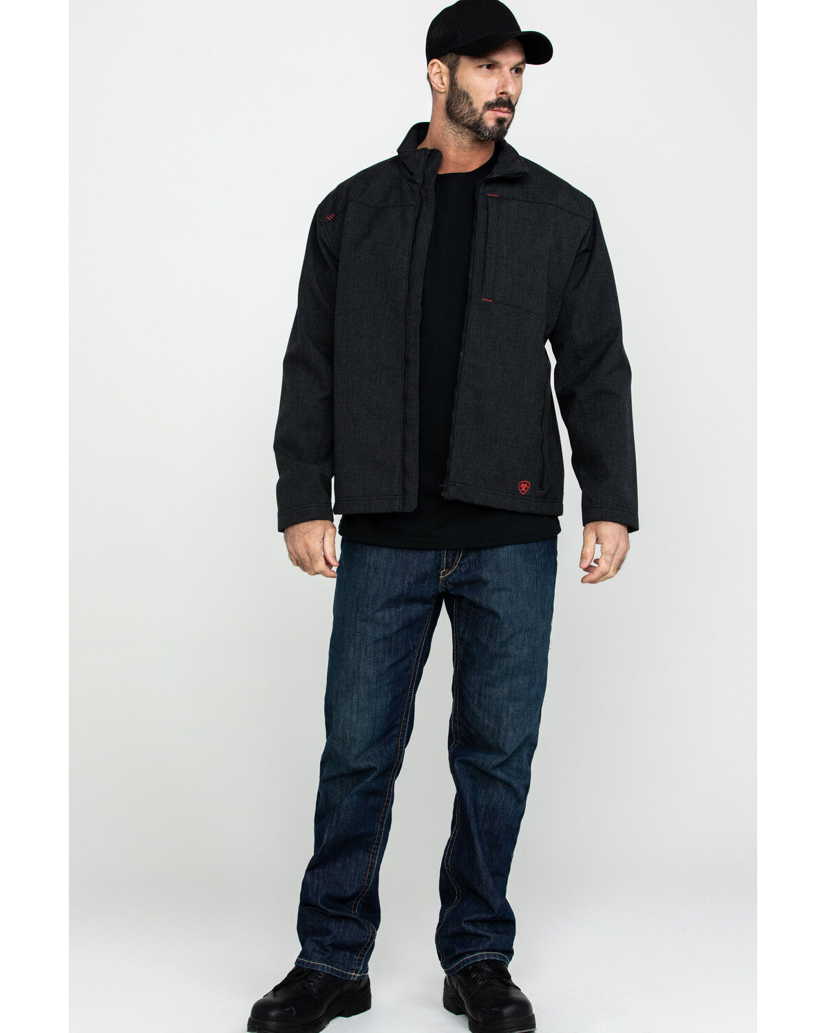 Image #6 - Ariat Men's FR Vernon Jacket - Big, Black, hi-res