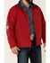 Resistol Men's Red Mexico Logo Sleeve Zip-Front Softshell Jacket , Red, hi-res