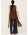 Image #4 - Shyanne Women's Faux Suede Long Fringe Vest, Dark Brown, hi-res
