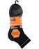 Image #4 - Timberland PRO Men's Rugged Accent 1.2 Cushion Quarter Socks - 3 Piece, Black, hi-res