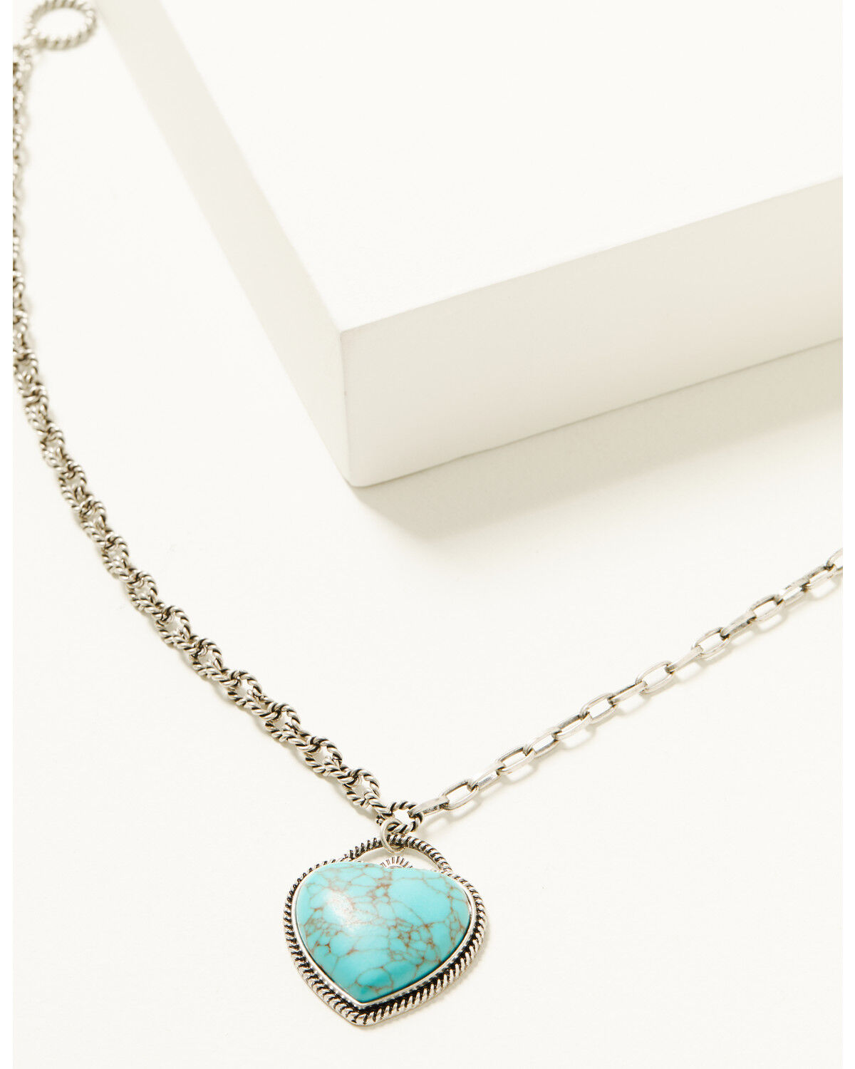 Image #1 - Shyanne Women's Wildheart Heart Charm Necklace, Turquoise, hi-res