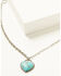 Image #1 - Shyanne Women's Wildheart Heart Charm Necklace, Turquoise, hi-res