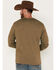 Wrangler Men's Metal Kabel Logo Long Sleeve Graphic T-Shirt, Olive, hi-res