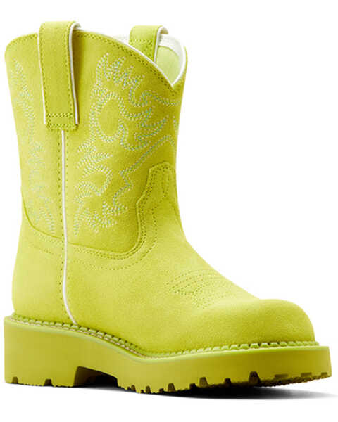Image #1 - Ariat Women's Fatbaby Western Boots - Round Toe , Green, hi-res