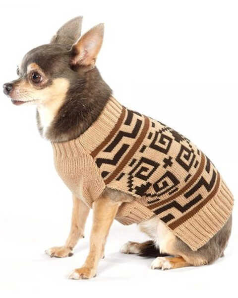 Image #3 - Pendleton Pet Classics Harding Dog Sweater - Extra Small, Brown, hi-res