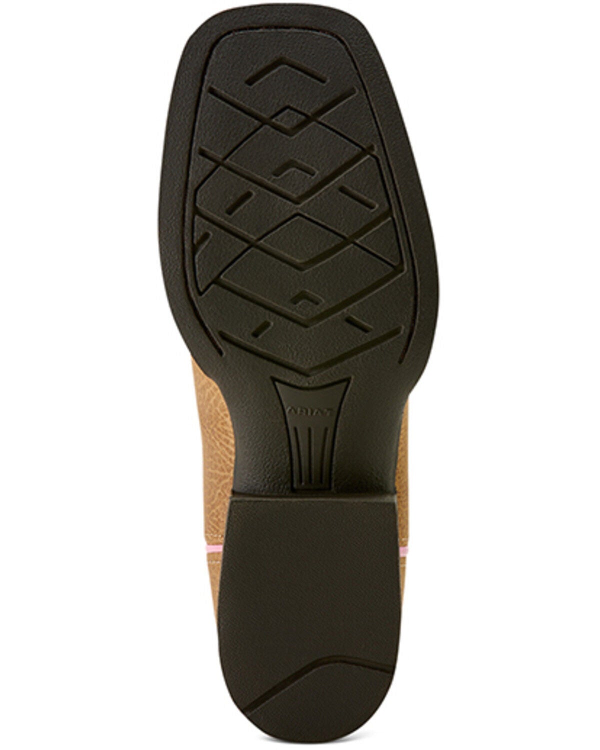 Image #5 - Ariat Girls' Tombstone Western Boots - Broad Square Toe, Pink, hi-res