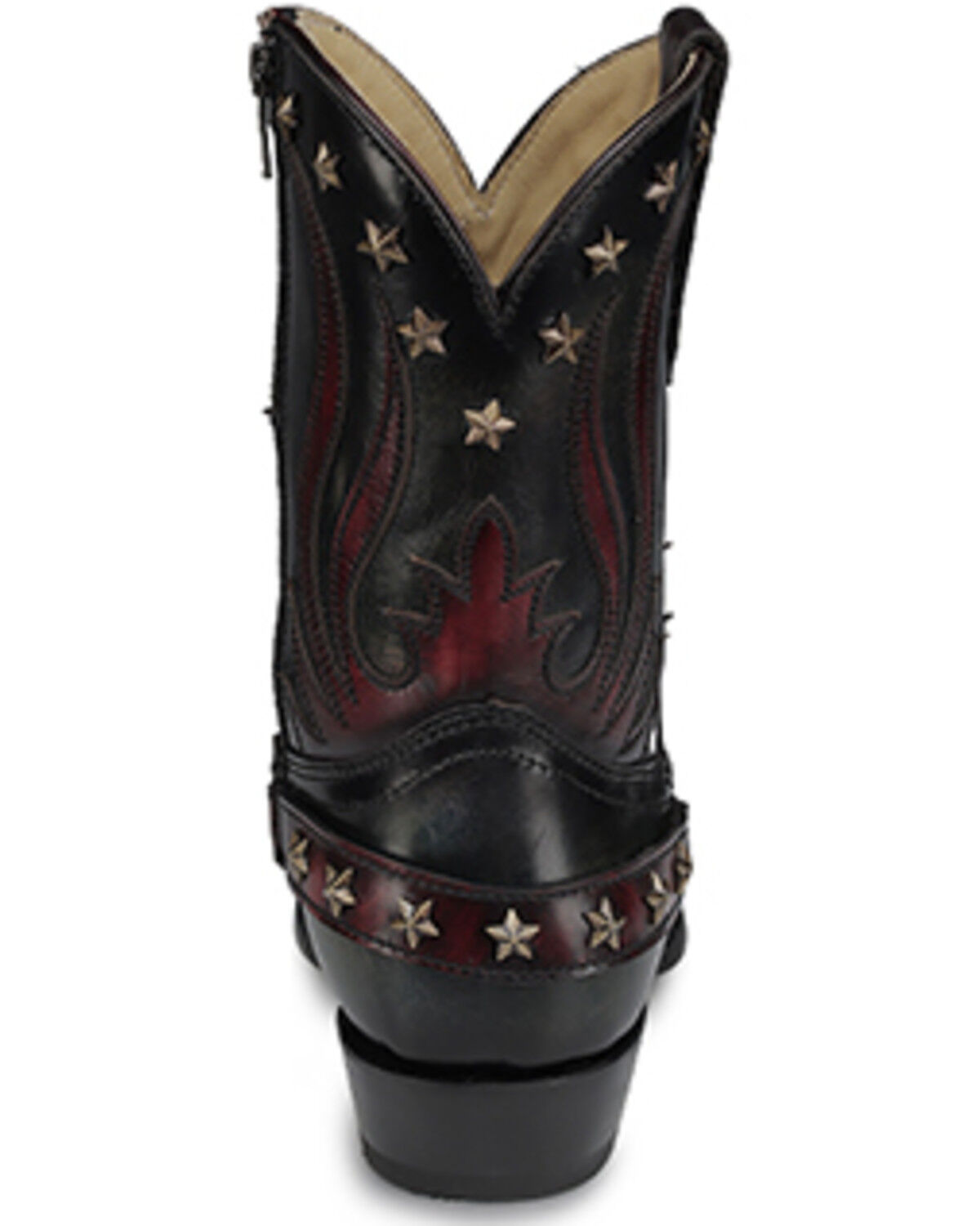 Image #4 - Corral Men's Overlay Short Western Boots - Snip Toe, Black, hi-res