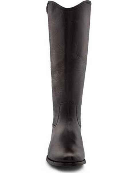 Image #4 - Frye Women's Melissa Button 2 Wide Calf Tall Boots - Round Toe            , Black, hi-res