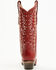 Image #5 - Circle G Women's Studded Western Boots - Snip Toe, Red, hi-res