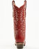 Image #5 - Circle G Women's Studded Western Boots - Snip Toe , Red, hi-res