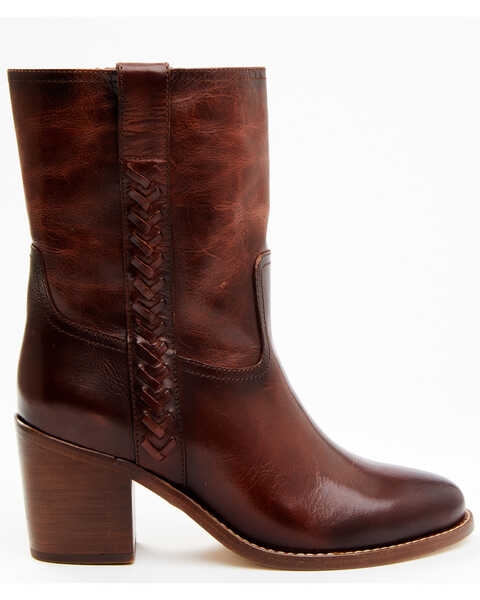 Image #2 - Cleo + Wolf Women's Cranberry Western Boots - Round Toe, Wine, hi-res