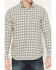 Image #3 - Brothers and Sons Men's Hank Plaid Print Long Sleeve Button-Down Flannel Shirt, Cream, hi-res