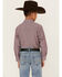 Image #4 - Wrangler Boys' Classic Fit Long Sleeve Snap Western Shirt, Burgundy, hi-res