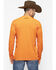 Image #3 - Wrangler Men's Riggs Crew Performance Long Sleeve Work T-Shirt, Bright Orange, hi-res