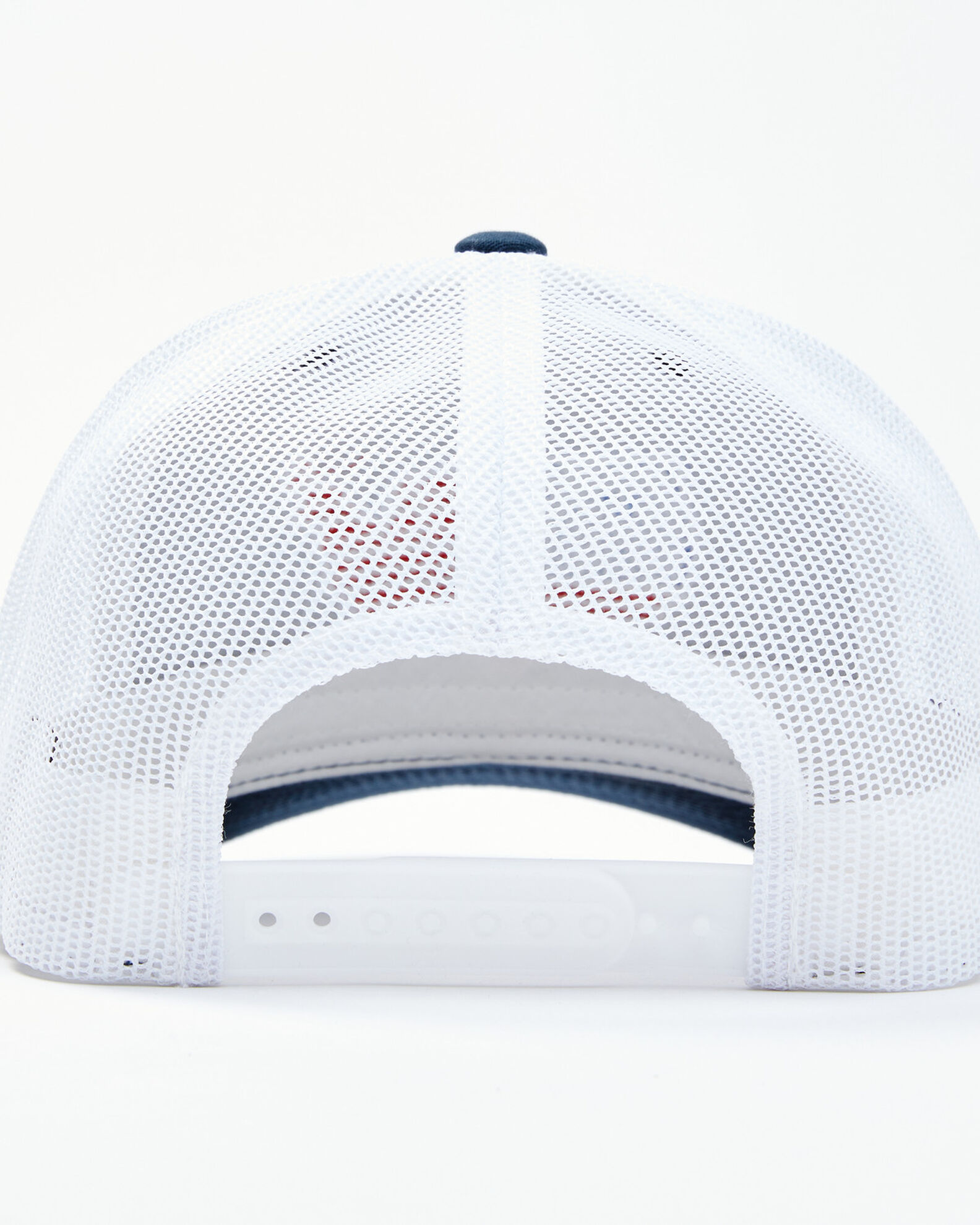 Image #3 - Oil Field Hats Men's Navy American Flag US Patch Mesh-Back Ball Cap, Navy, hi-res