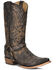Image #1 - Corral Men's Embroidered and Harness Western Boots - Snip Toe, Black, hi-res