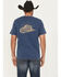 Image #4 - Wrangler Men's Long Live Cowboys Short Sleeve Graphic T-Shirt, Blue, hi-res