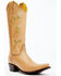 Image #1 - Planet Cowboy Women's Saharan Dozen Roses Western Boot - Snip Toe, Tan, hi-res
