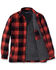 Image #1 - Carhartt Men's Relaxed Fit Sherpa Lined Flannel Shirt Jacket, Maroon, hi-res