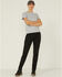Image #1 - Ariat Women's Rebar™ DuraStretch™ Ripstop Cargo Straight Leg Pants, Black, hi-res