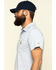 Image #3 - Carhartt Men's Force Cotton Pocket Polo Work Shirt , Heather Grey, hi-res