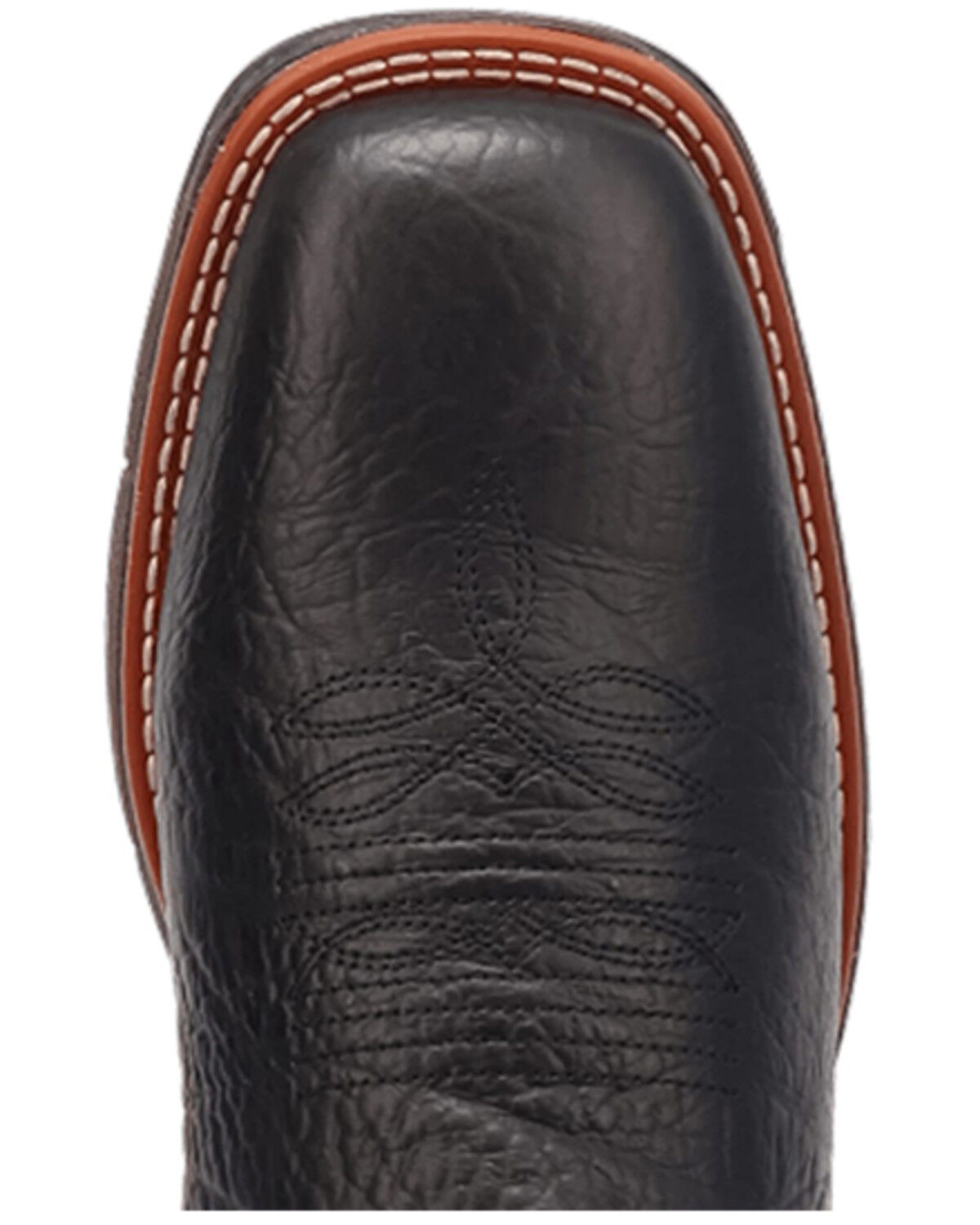 Image #6 - Laredo Men's Alloy Western Boots - Broad Square Toe, Black, hi-res