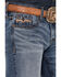 Cody James Men's Sierra Medium Wash Stackable Straight Stretch Denim Jeans, Dark Wash, hi-res