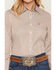 Image #3 - Cinch Women's TENCEL&trade; Striped Print Long Sleeve Button-Down Western Shirt, Purple, hi-res