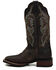 Image #3 - Dan Post Women's Performance Western Boots - Broad Square Toe , Chocolate, hi-res