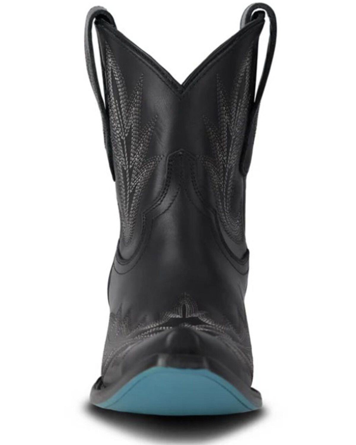 Image #4 - Lane Women's Lexington Western Booties - Snip Toe, Jet Black, hi-res