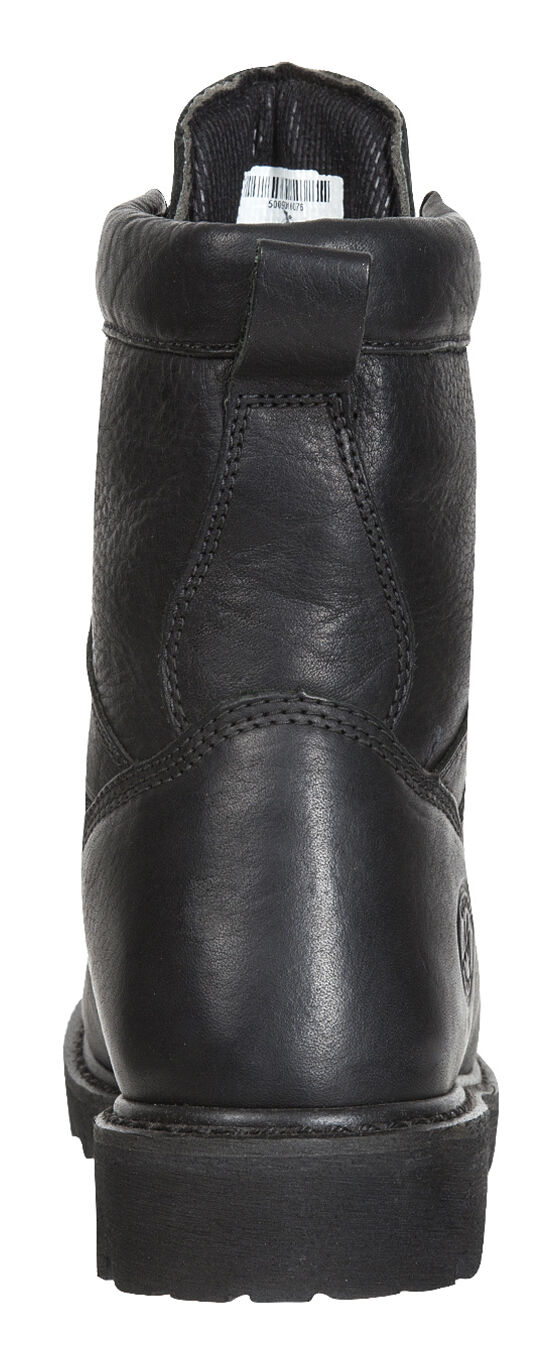 georgia low heel logger boots