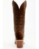 Dan Post Women's Rope Dream Western Boots - Snip Toe, Dark Brown, hi-res