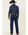 Image #4 - Wrangler Men's 13MWZ Prewashed Regular Fit Jeans - Tall, Indigo, hi-res