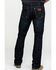 Image #1 - Wrangler Retro Men's Dax Dark Wash Slim Bootcut Stretch Denim Jeans, Indigo, hi-res
