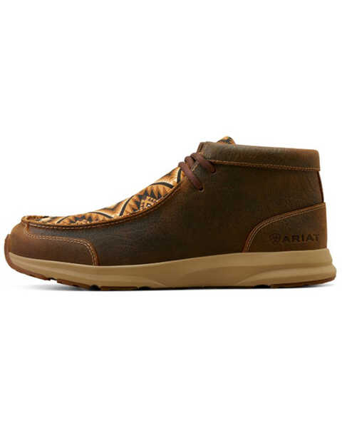 Image #2 - Ariat Men's Spitfire Casual Shoes - Moc Toe , Brown, hi-res