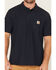 Image #3 - Carhartt Men's Loose Fit Short Sleeve Pocket Polo, Navy, hi-res