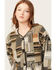 Image #2 - Miss Me Women's Multi Striped Print Button-Down Jacket, Multi, hi-res