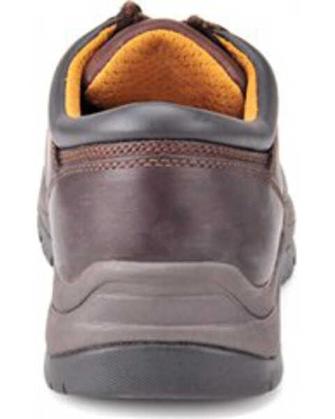 Image #7 - Carolina Men's ESD Oxford Shoe - Composite Toe, Dark Brown, hi-res