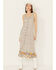 Image #1 - Cotton & Rye Women's Floral Sleeveless Button Down Midi Dress, Cream, hi-res