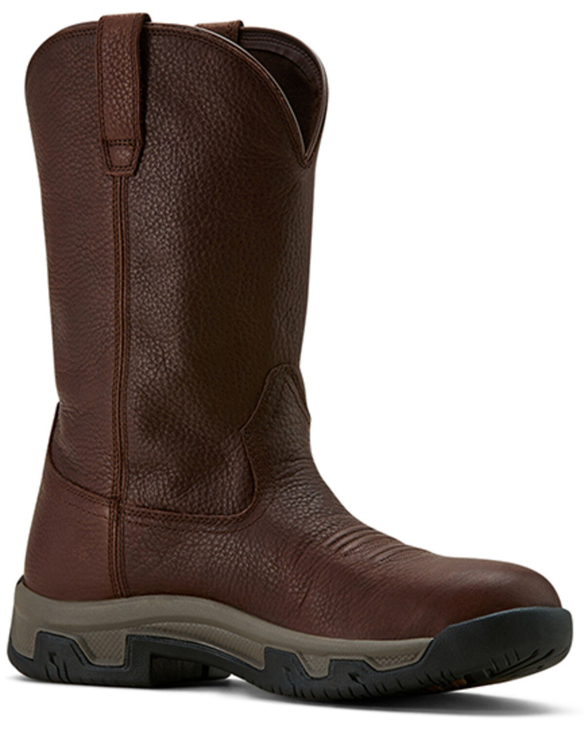 Image #1 - Ariat Women's Terrain Pull-On Waterproof Boots - Round Toe, Brown, hi-res