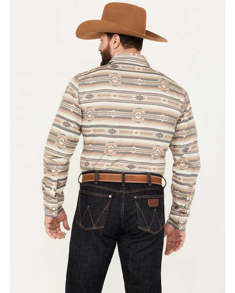Image #4 - Stetson Men's Southwestern Striped Long Sleeve Snap Western Shirt, , hi-res
