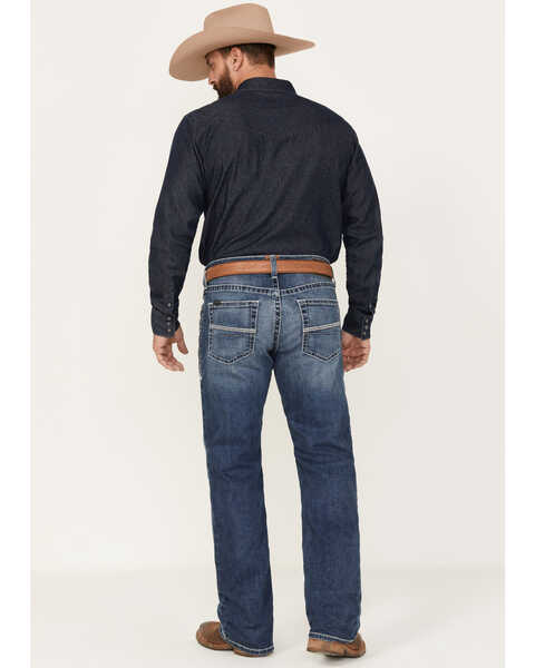 Image #3 - Ariat Men's M4 Relaxed Hugo Boot Cut Stretch Denim Jeans, Blue, hi-res