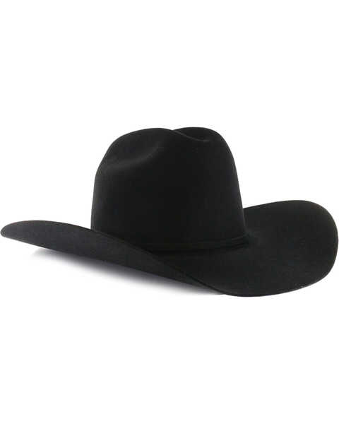Image #1 - Rodeo King Rodeo 5X Felt Cowboy Hat, Black, hi-res