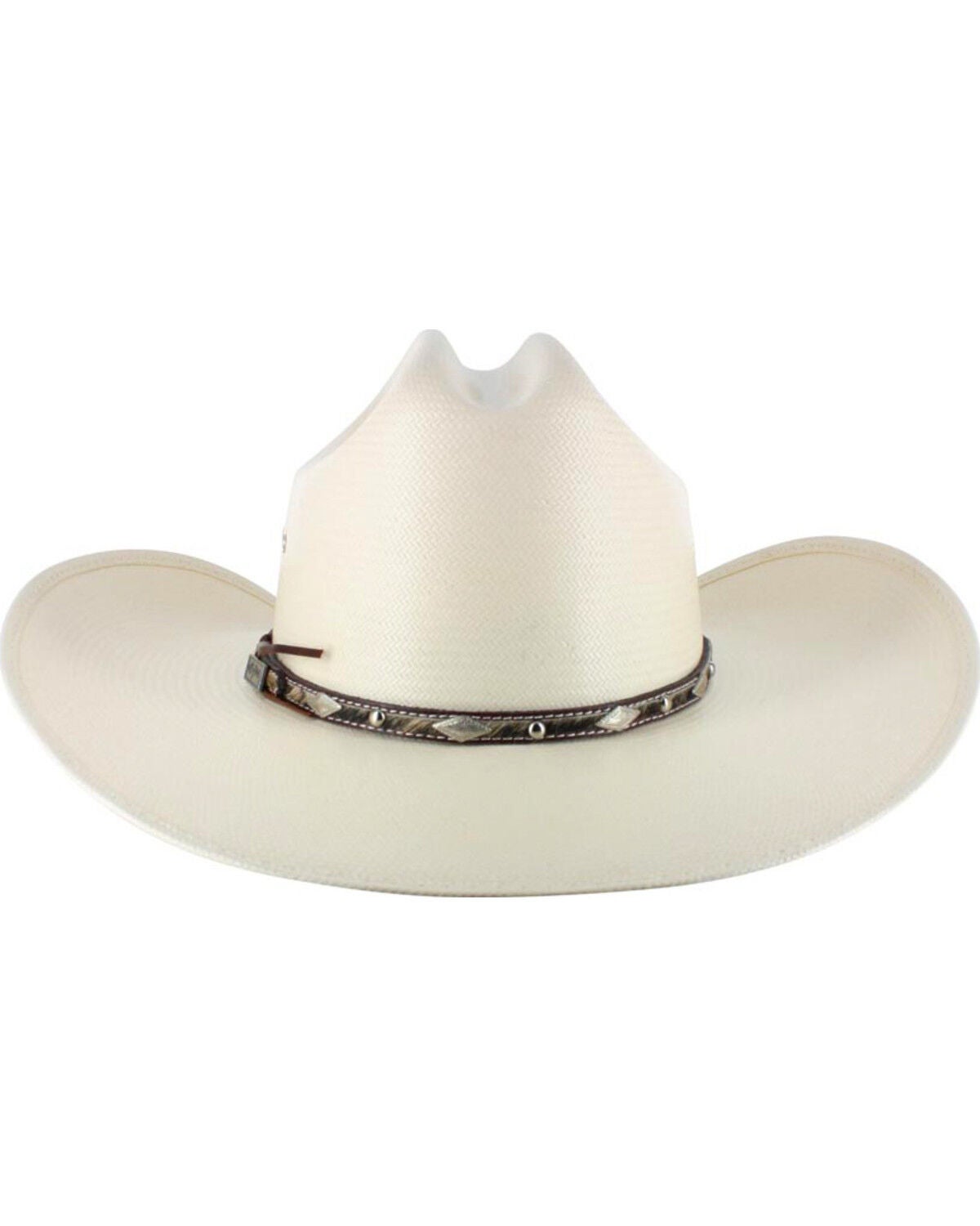 Image #2 - Larry Mahan 10X Brindle Straw Hat, , hi-res