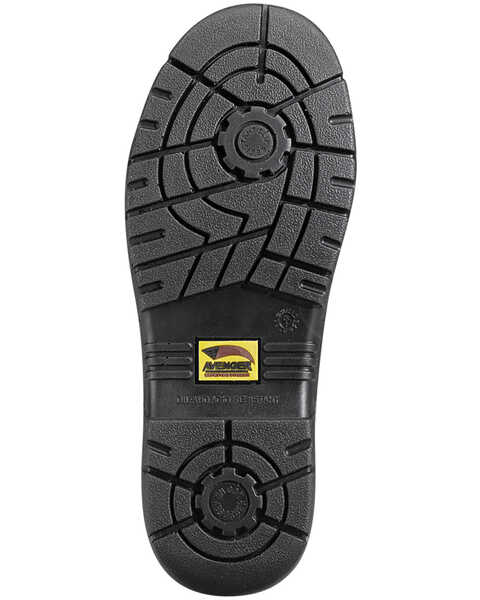Avenger Men's Black Oxford Work Shoes - Composite Toe , Black, hi-res