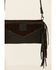 STS Ranchwear Women's Cowhide Envelope Crossbody Bag, Brown, hi-res